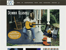 Tablet Screenshot of donnaulisse.com